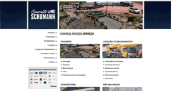 Desktop Screenshot of construtoraschumann.com.br